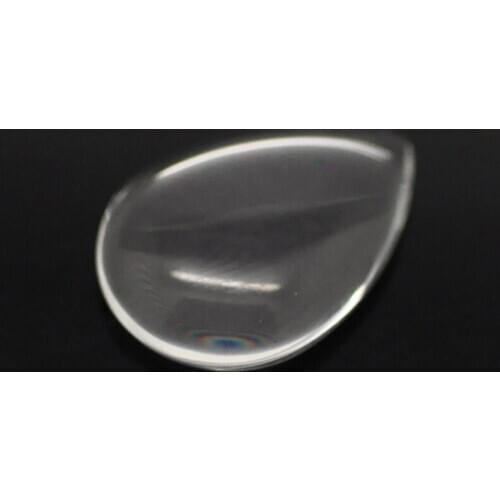 50pcs 13x18mm Drop Domed Magnifying Clear Glass Cabochon Scrapbooking Embellishments DIY Accessories