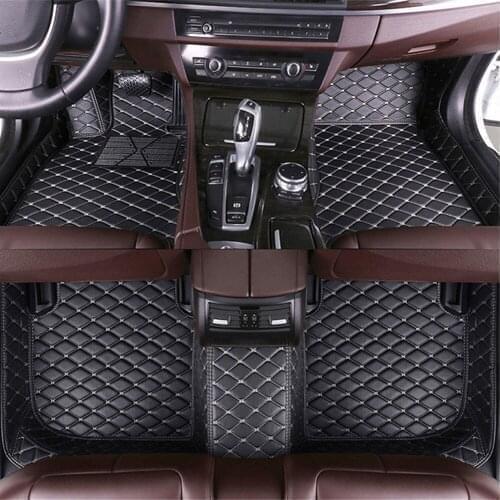 Custom Car Floor Mats For Nissan Pathfinder Versa GTR 350Z Sunny Teana Qashqai X-Trail Murano Maxima Leaf Navara Auto Carpet