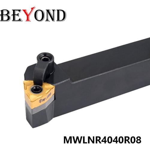 BEYOND MWLNR External Lathe Tool Holder MWLNR4040R08 MWLNL4040R08 MWLNR4040 Turning Tool Cutter Shank CNC Cutting Machine Bar