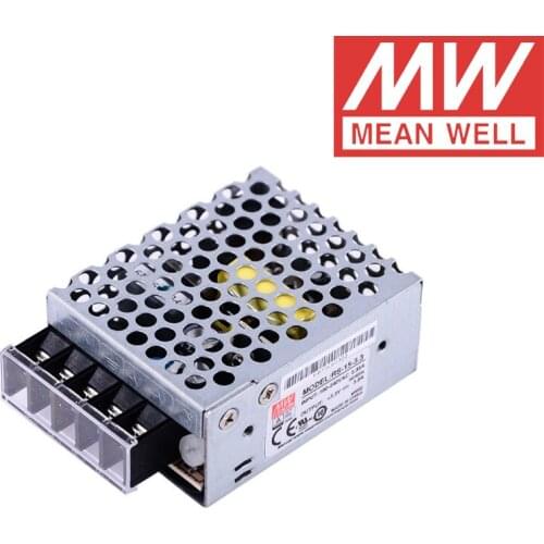 Mean Well RS-15-3.3 AC/DC 9.9W/3A/3.3V Single Output Switching Power Supply meanwell online store