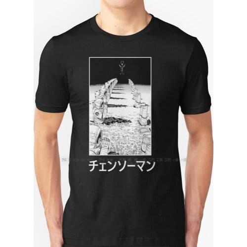 Csm Darkness Devil T Shirt 100% Pure Cotton Chainsaw Man Chainsawman Makima Kishibe Denji Creative Trending Vintage Cool Gift