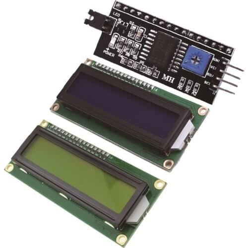 1PCS/lot LCD module Blue Green screen IIC/I2C 1602 for arduino 1602 LCD For UNO r3 mega2560 LCD1602