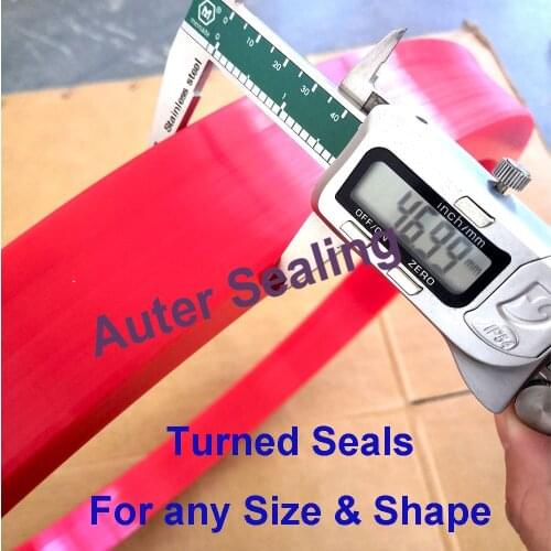 Turned seals U seal wiper dust scraper ring PTFE parts