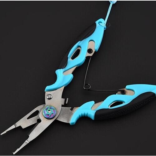 Stainless Steel Multifunctional Fishing Pliers Fishing Unhooking Device Luya Pliers Outdoor Supplies Cutting Tools Fishing Gear