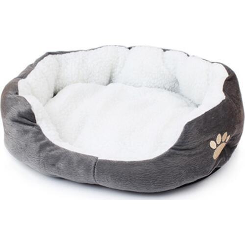 Plush Pet Dog Cat Warming Bed Dog House Puppys Fashion Comfortable Fall and Winter Soft Bed Pad Pet Cushion Mat Warm Kennel