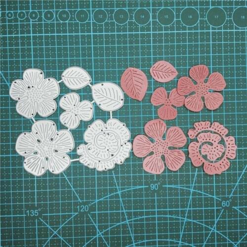 2020 Craft Metal Cutting Dies Cut Die Mold Leaves Leaf Scrapbook Paper Craft Knife Mould Blade Punch Stencils Dies