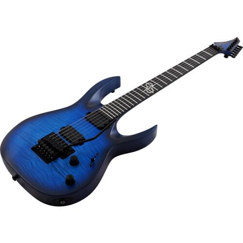 Customized body shape and headstock shape,mahogany body and maple neck.black parts.stop tail.bolt on joined screws way t