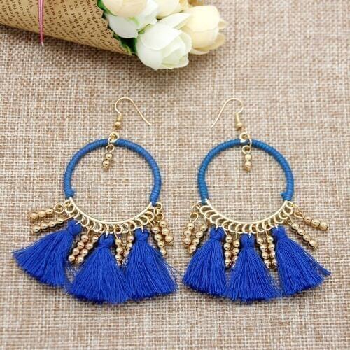 Legenstar New Arrival Tassel Earrings For Women Bohemia Drop Earring Statement Dangle Fringe EarringsJewelry