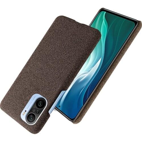Cloth Texture Fit Phone Case On The For Xiaomi Mi 11i Coque Luxury Febric Antiskid Cover For Xiomi Mi11i 6.67" 2021 Capa Funda