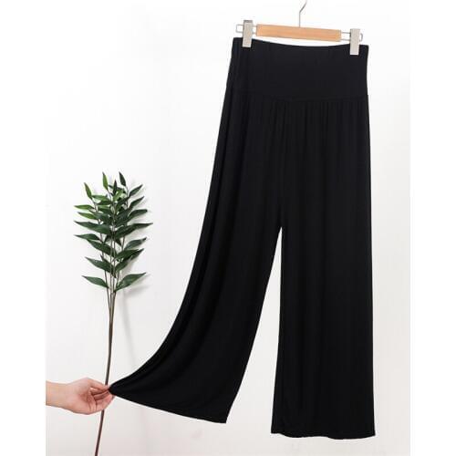 Women Home Pajama Pants Modal Bottoms Large Size Casual black Sleep Pant Lounge Comfortable Pajamas Bottom new пижама штаны