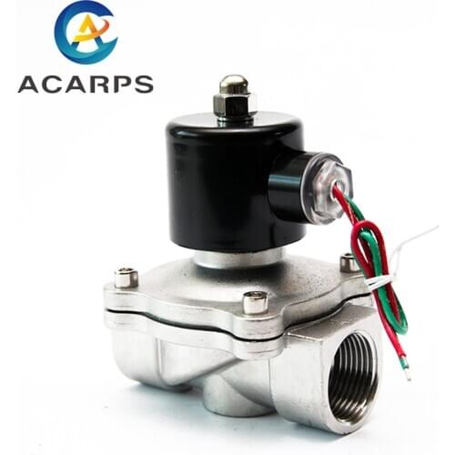 1inch Electric Stainless Steel Water Gas Solenoid Valve 24v 2w250-25