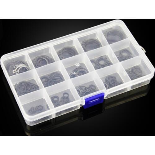 175pcs M5 - M25 Shaft retaining ring set C type circlip Elastic snap ring Outer circlips Axis card Free shipping