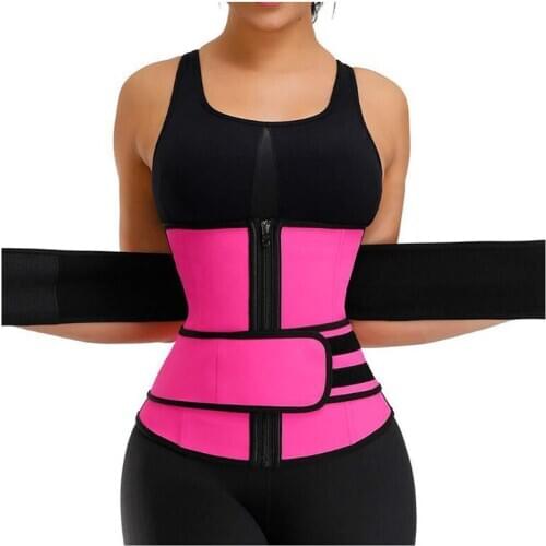 2020 Waist Trainer Neoprene Sweat Shapewear Body Shaper Women Slimming Sheath Belly Reducing Shaper Workout Trimmer Belt Corset