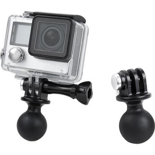 360 Degree Rotation Flexible Mini Mount Tripod Ball Head Adapter For GoPro Hero 2 3 3+ 4 Action Camera Tripod Mount Base Holder