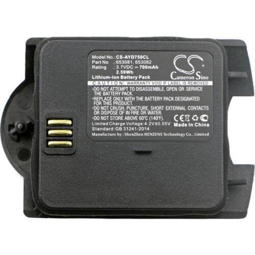Cameron Sino 700mAh battery for ASCOM 9D24-FAADA 9D24-FBADA i75 Raid2 Talker MKI 653081 653082 BKBNB 220 21/1