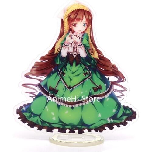 Anime Rozen Maiden Action Figure Cosplay Toys Suiseiseki Pure Ruby Reiner Rubin Jade Stern Acrylic Figures Model Dolls 15cm