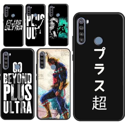 Plus Ultra My Hero Academia Phone Case For Xiaomi Redmi Note 10 Pro 8 7 9S 8T 8A 9A 9C 9T K40 Redmi Note 9 Pro Cover
