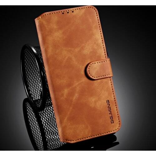Full Protection Premium Leather Bag for Iphone 12 Pro Max Mini 11 Xs Xr X 6 7 8 Plus Anti-knock Flip Wallet Stand Case Cover