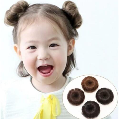 Baby ball Wig kids wig headhair accessory with Clip Cute headgear wig for Children Gift head Decor
