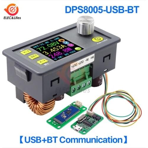 DPS8005 DP Programmable Constant Voltage Current Step-down Power Supply Module Voltmeter Ammeter buck converter 80V 5A USB BT