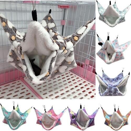 Small Pet Cage Hammock, Bedding, Warm Hammock, Suitable For Parrot, Ferret, Squirrel, Hamster To Play And Sleep