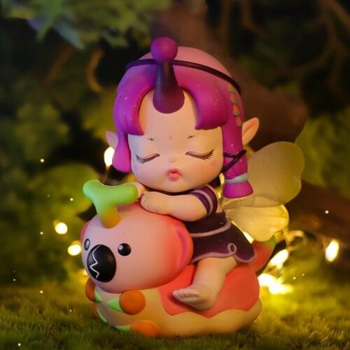 Blind Box FLORA Catching Insects Cute Dolls Anime Figures Toys Fashion Handmade Girl Gift Desk Accessories Lovely Dolls Model