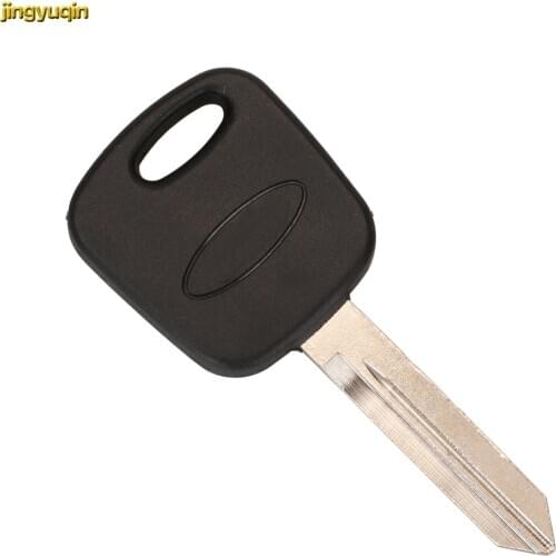 Jingyuqin 10pcs 0B Remote Car Key Fob Shell For Ford Focus Escape Kuga Mondeo Maverick F150 Mustang with Transponder Chip FO38