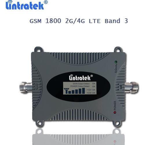 Lintratek gsm repeater 1800 mhz Amplifier 4g 1800 Band 3 repeater 4g lte Mobile Phone Celular Signal Booster booster only S31