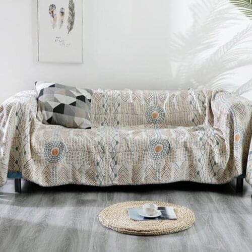 100% cotton mussel blanket travel sofa bed blanket breathable chic Bohemian style, soft, breathable, elegant, summer bedspread