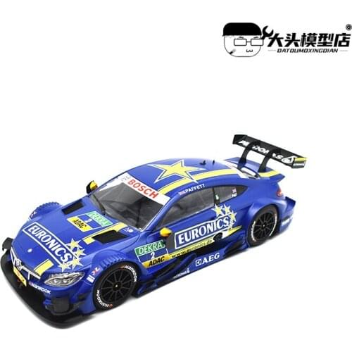 1/18 AMG C63 DTM Rally Diecast Model Car Sports Car Alloy Models Furnishing Articles Gift Collection