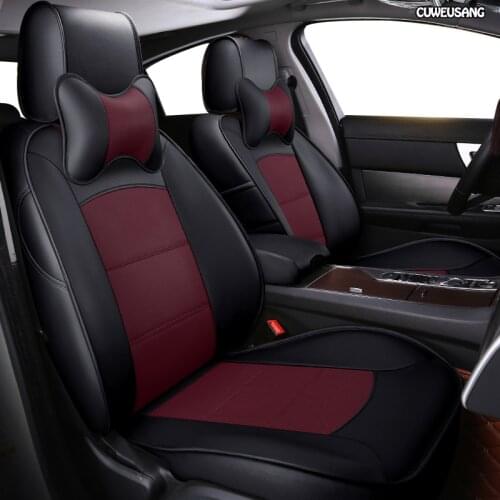 CUWEUSANG Custom Leather car seat cover set For GreatWall HAVAL F7 H9 H5 H6 H1 H2 H3 H8 H7 H2s M6 F5 H4 Automobiles Seat Covers