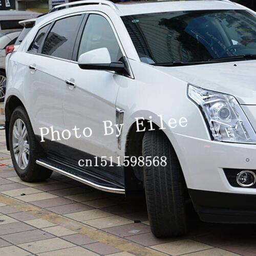 High quality stainless steel running board side step Nerf bar Suitable FOR Cadillac SRX 2010 2011 2012 2013 2014 2015