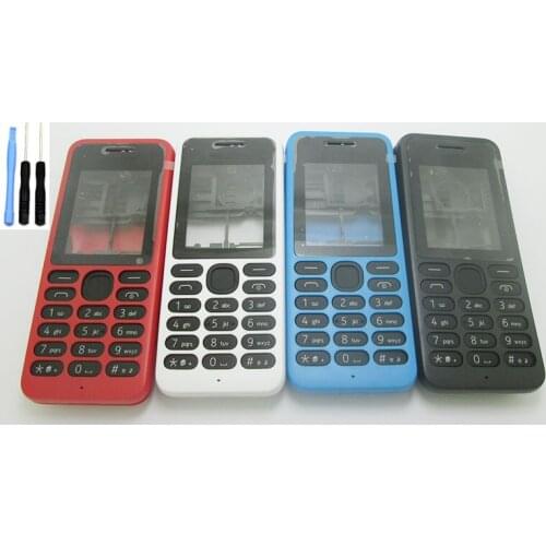 Full Housing Cover Case Keypad Keyboard for Nokia 130 DS RM-1122 1035 & Screwdriver Open Tools Kit