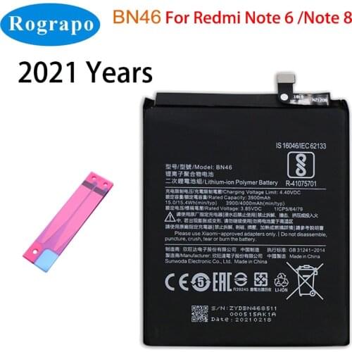 Rograpo Xiaomi Redmi 7 Phone Batteries