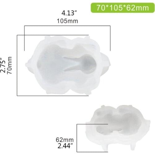 Easter Bunny Random Color Silicone Pastry Mold DIY Bakeware Mousse Cake Pan Tool 87HA