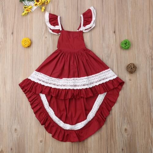 Emmababy Toddler Baby Girl Clothes Flower Wedding Bridesmaid Formal Dresses Princess Party Dress Kids Baby Girl Clothes