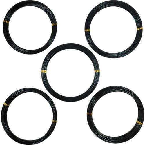 Anodized Aluminum Bonsai Training Wire 5-Size Starter Set-1.0Mm,1.5Mm,2.0Mm,2.5Mm,3.0Mm(147 Feet Total)-Choose Your Color(5 Size