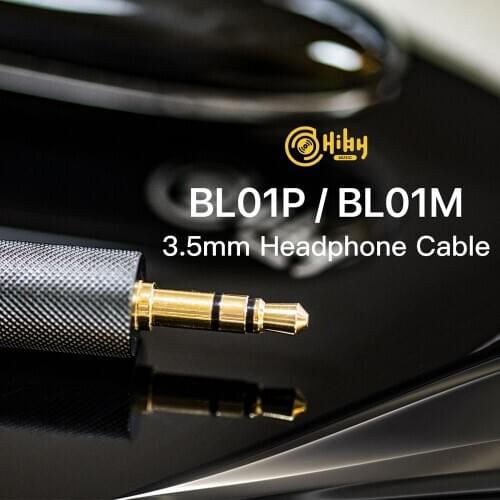 Earphone Accessories,HiBy Jack 3.5mm Gold-Plated Short Headphone Cable (0.78mm 2 Pins / MMCX)
