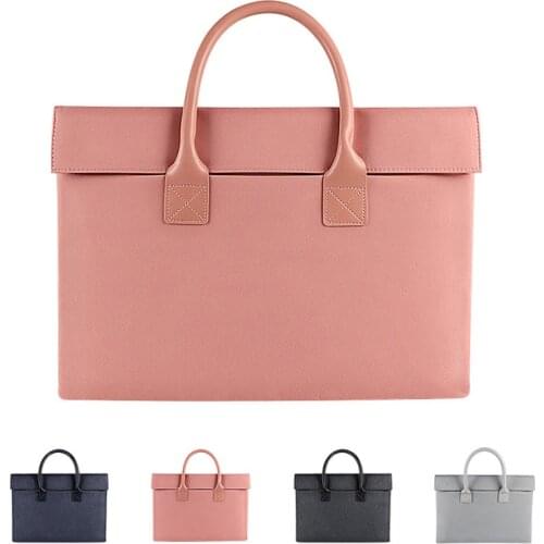 Universal Laptop Bag 13.3 14.1 15.6 inch Fashion Notebook Handbag Briefcase For Apple Macbook 13 14 15 Samsung Huawei Matebook