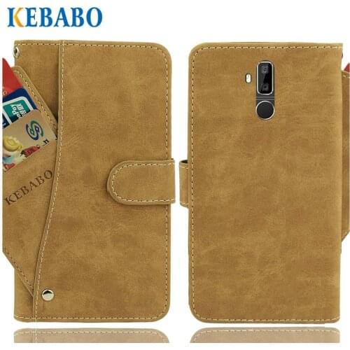 Vintage Leather Wallet Oukitel K7 Pro Case 6" Flip Luxury Card Slots Cover Magnet Stand Phone Protective Bags