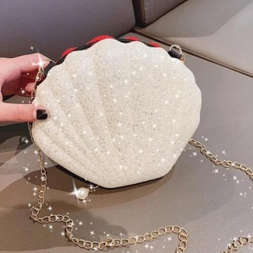 Female Creative Shoulder Bag Elegant Shell Crossbody Bag Harajuku Handbag PU Shoulder Messenger Bag 2019 New Style Fashion