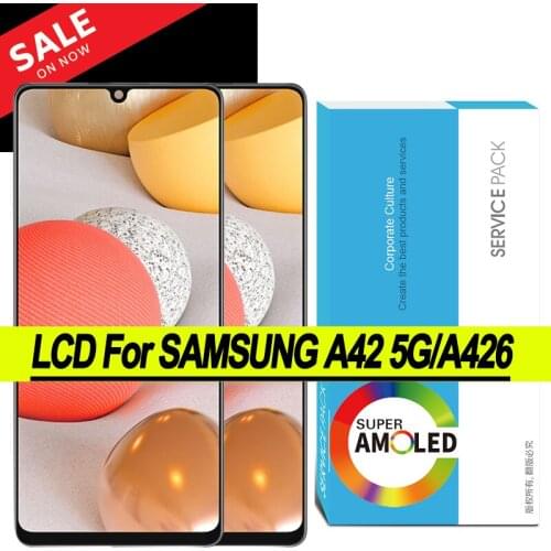100% Original 6.6'' Display for Samsung Galaxy A42 5G A426 A426B A426B/DS LCD Touch Screen Digitizer Assembly Repair Parts
