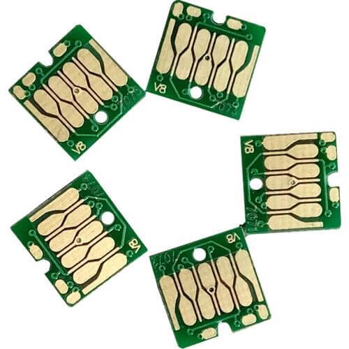 5 pcs Permanent Auto reset chips for Epson T3080/ T5080/ T7080/ T3280/ T5280/ T7280 Ink Cartridge chips