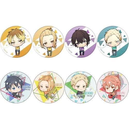 58MM Animation GIVEN Sato Mafuyu Uenoyama Ritsuka Cartoon Iron Metal Badges Brooch Buttons