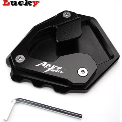 Motorcycle Accessories Kickstand Side Stand Extension Foot Pad Support For Honda CRF1000L CRF 1000L Africa Twin 2016 2017