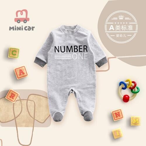 Car childrens clothes newborn baby clothes boy babys one piece clothes