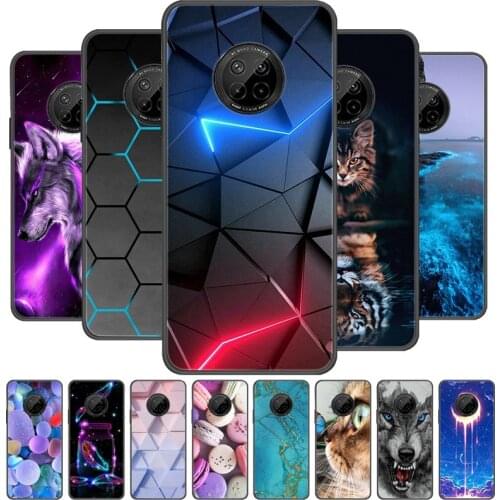 For Huawei Y9a 2020 Case 6.63'' Cute Soft Silicon TPU Phone Back Cover For Huawei Y9a Y 9a Cases Bumper Fundas for HuaweiY9a