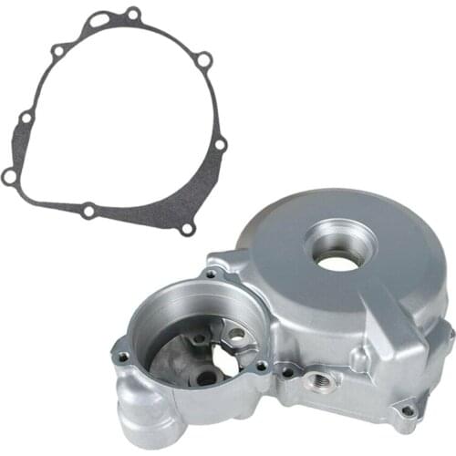 Motorcycle Parts Engine Cover Left Side Engine Stator Magneto Cover & Gask for Suzuki DRZ 400E 400S 400SM