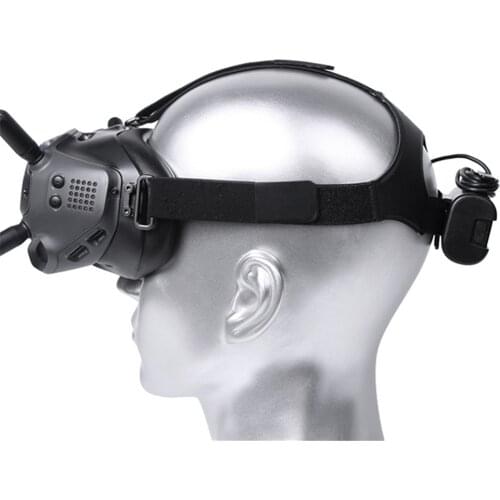 For DJI FPV V2 Flying Glasses Battery Carrying Case Back Clip Cable Winder Protective Shell