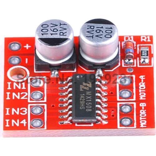 DC Motor Drive Module Reversing PWM Speed Dual H Bridge Stepper Motor Mini L298N